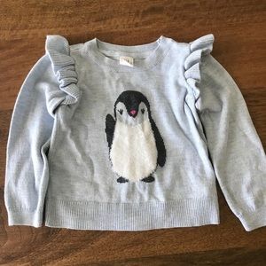 Penguin Sweater - Toddler Girl